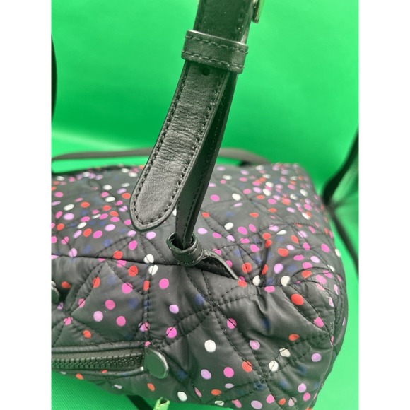 Kate Spade NY Karissa Nylon Quilted Laptop Backpack Polka Dot Confetti Print - Picture 8 of 9